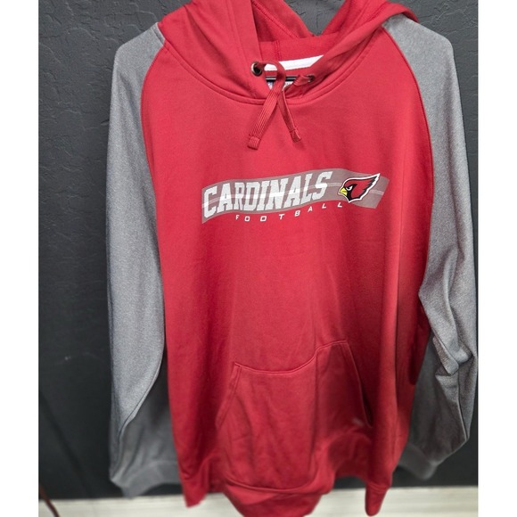 NFL Other - NFL Team Apparel Arizona Cardinals NFL Football Red Gray Hoodie Sweatshirt 2XL